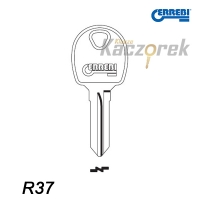 Errebi 062 - klucz surowy mosiężny - R37